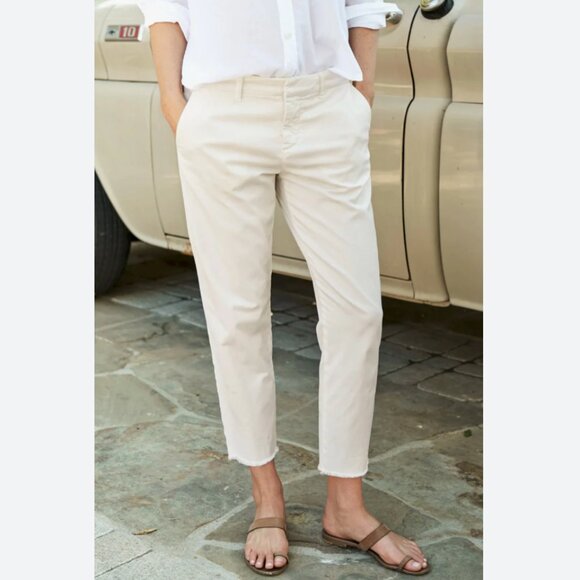 Frank & Eileen WICKLOW The Italian Chino Italian Performance Twill Size: 4 Chalk - Picture 3 of 16